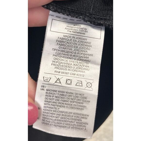 Adidas Full Zip Track Jacket Primegreen Essentials Warm Up 3 Stripes Size XL - Picture 4 of 8